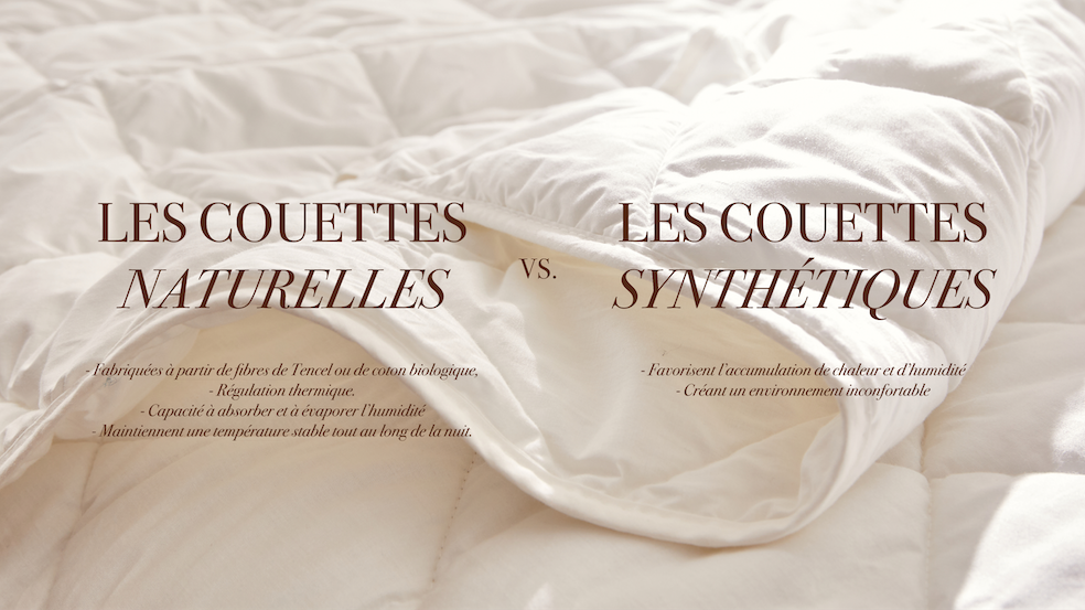 Couette naturelle ou synthétique, quelles différences ?